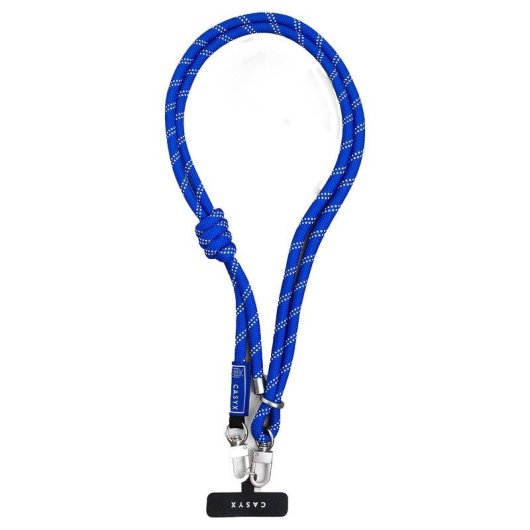 Lanyard smartphone CASYX UCORD-CRD8-0003 universel épais bleu compatible iPhone