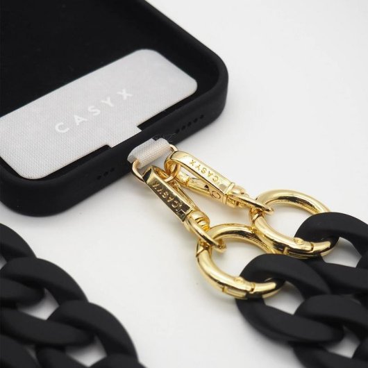 Chaîne universelle CASYX UCHN-LAR-0010 noir profond pour smartphone