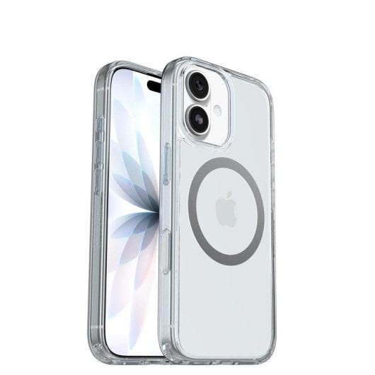 Funda para móvel OtterBox Symmetry Clear MagSafe Capa PC TPU Transparente Antichoque para iPhone 17