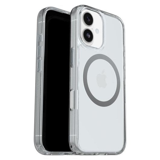 Funda para móvel OtterBox Symmetry Clear MagSafe Capa PC TPU Transparente Antichoque para iPhone 17
