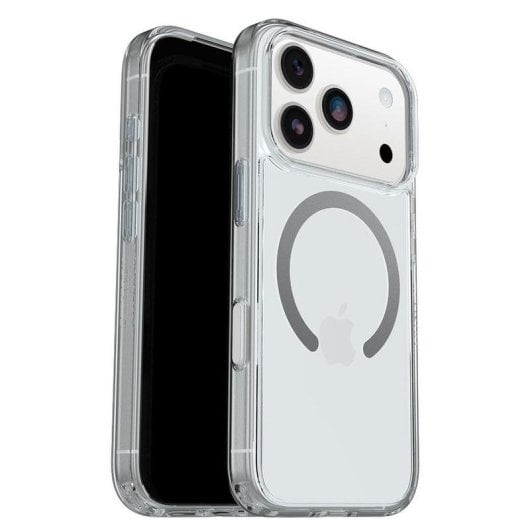Funda para móvel OtterBox Symmetry Clear MagSafe Capa PC TPU Transparente para iPhone 17 Pro