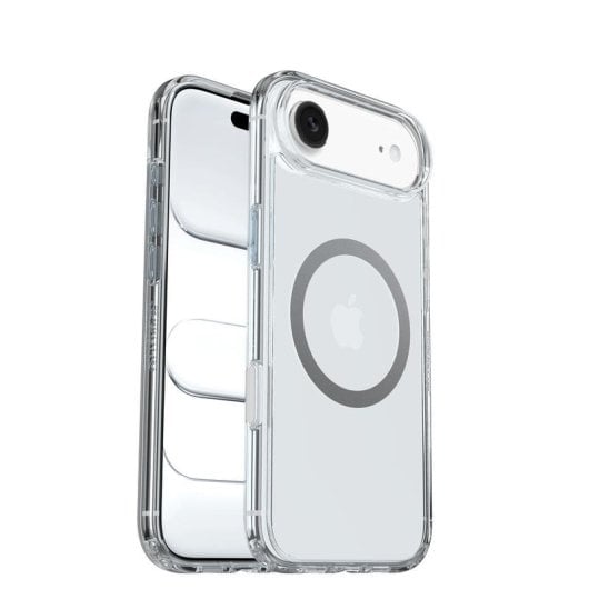 Funda para móvel OtterBox Symmetry Clear MagSafe Funda PC TPU Transparente Proteção extra para iPhone 17 Air