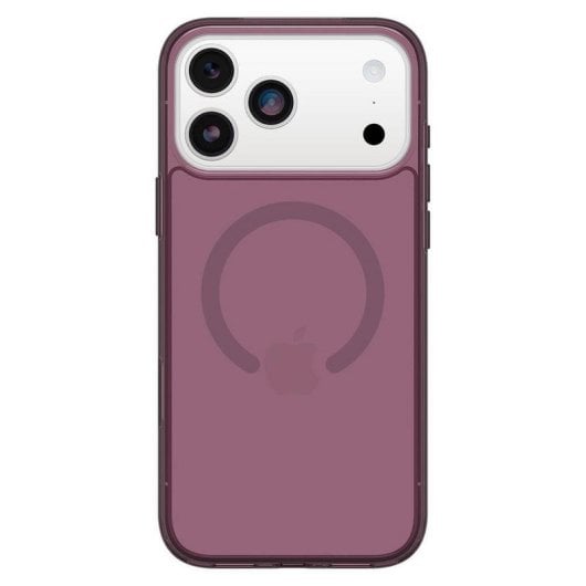 Funda para móvil OtterBox Symmetry Clear MagSafe Cover Polycarbonate Rose pour iPhone 17 Pro Max