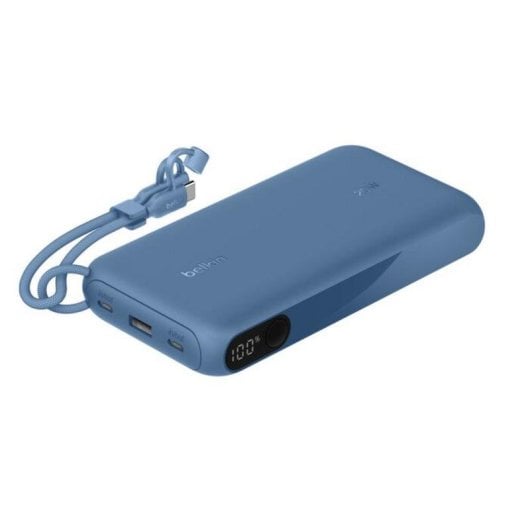 Powerbank Belkin BPB028hqBL 20000 mAh Blau mit LCD-Anzeige und USB-C