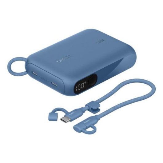 Powerbank Belkin BPB027HQBL 10000 mAh Blau mit Display Schnellladung
