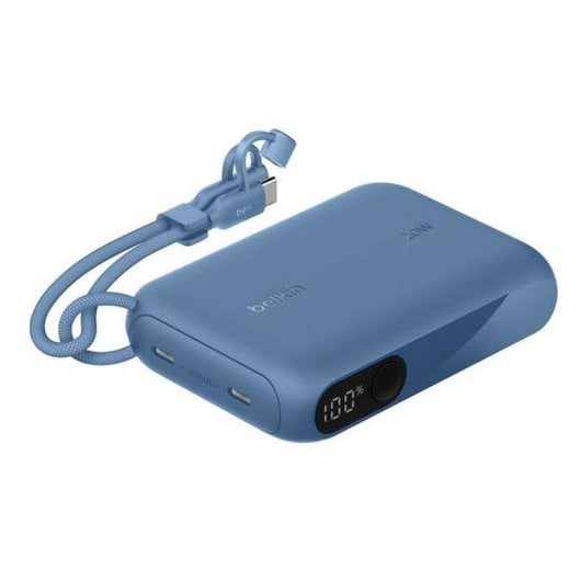 Powerbank Belkin BPB027HQBL 10000 mAh Blau mit Display Schnellladung