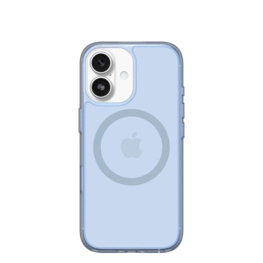 Funda para móvel OtterBox Symmetry Clear MagSafe Capa Transparente PC TPU Azul para iPhone 17