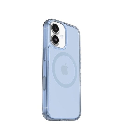 Funda para móvel OtterBox Symmetry Clear MagSafe Capa Transparente PC TPU Azul para iPhone 17