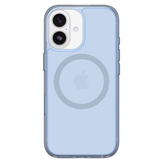 Funda para móvel OtterBox Symmetry Clear MagSafe Capa Transparente PC TPU Azul para iPhone 17