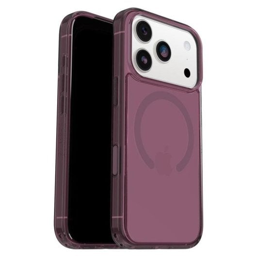 Funda pour mobile OtterBox Symmetry Clear MagSafe Polycarbonate Rose Transparente pour iPhone 17 Pro