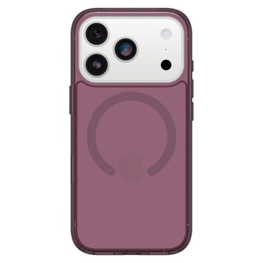 Funda pour mobile OtterBox Symmetry Clear MagSafe Polycarbonate Rose Transparente pour iPhone 17 Pro