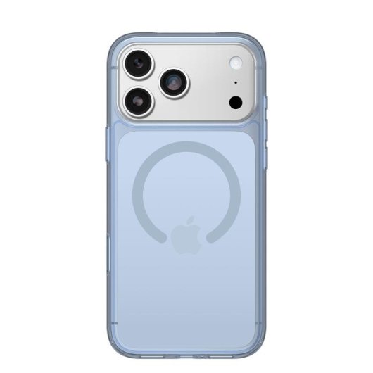 Funda para móvil OtterBox Symmetry Clear MagSafe Cover Polycarbonate Bleu Transparent antichoc pour iPhone 17 Pro Max