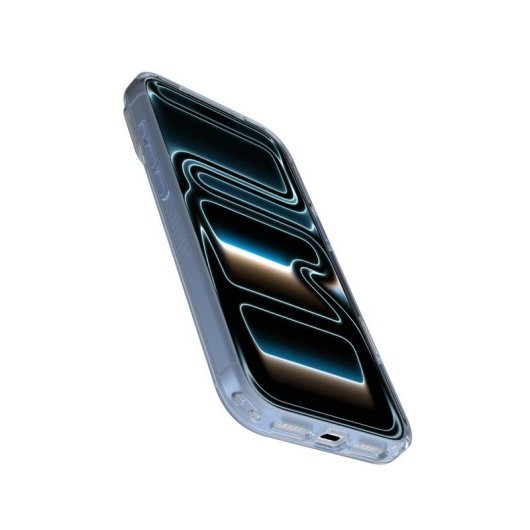 Funda para móvil OtterBox Symmetry Clear MagSafe Cover Polycarbonate Bleu Transparent antichoc pour iPhone 17 Pro Max
