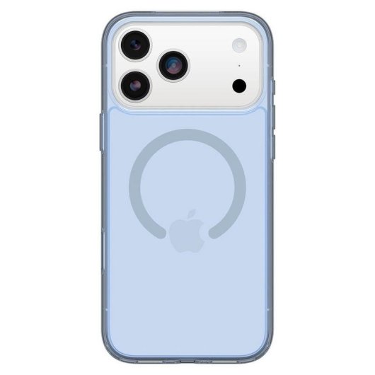 Funda para móvil OtterBox Symmetry Clear MagSafe Cover Polycarbonate Bleu Transparent antichoc pour iPhone 17 Pro Max