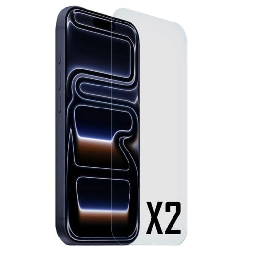 Protection d'écran Akashi ALTVTI17PMX2TG verre trempé 9H lot de 2 pour iPhone 17 Pro Max
