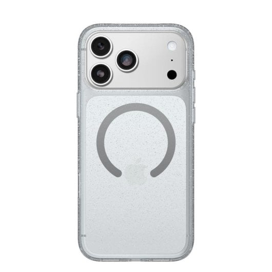 Funda para móvel OtterBox Symmetry Clear MagSafe capa policarbonato transparente proteção extra para iPhone 17 Pro Max