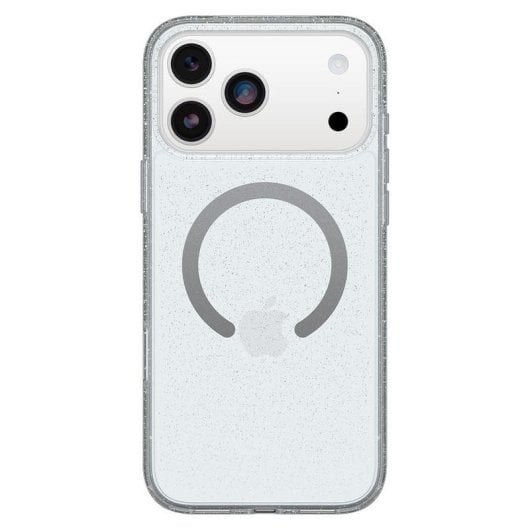 Funda para móvel OtterBox Symmetry Clear MagSafe capa policarbonato transparente proteção extra para iPhone 17 Pro Max