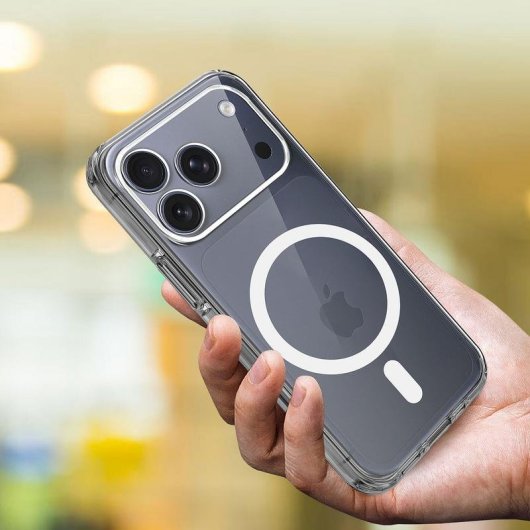 Coque pour mobile Akashi ALTCI17PRMAG Antichoc TPU Transparent MagSafe pour iPhone 17 Pro