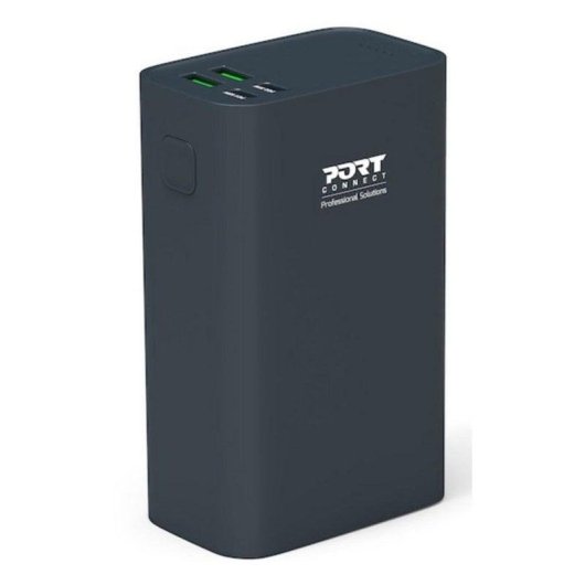 Batteria esterna Port Designs 907004 26800 mAh ricarica rapida 65 W nera