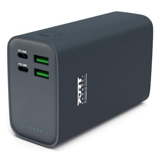 Batteria esterna Port Designs 907004 26800 mAh ricarica rapida 65 W nera