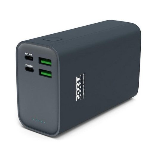 Batteria esterna Port Designs 907004 26800 mAh ricarica rapida 65 W nera