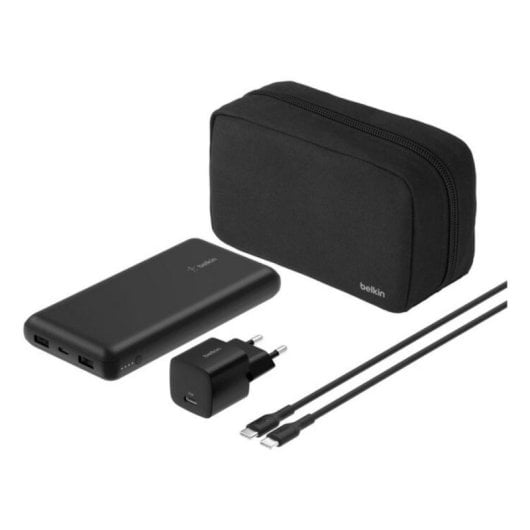 Powerbank Belkin BoostCharge BU042KQBK 20000 mAh Schwarz Cargador Estuche