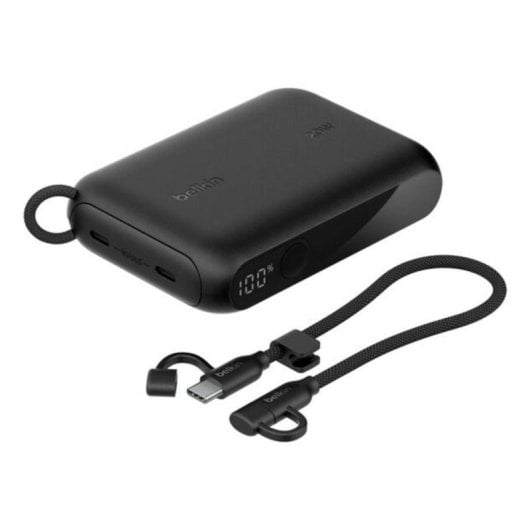 Bateria Externa Belkin BPB027hqBK 10000 mAh Ecrã Integrado Preto