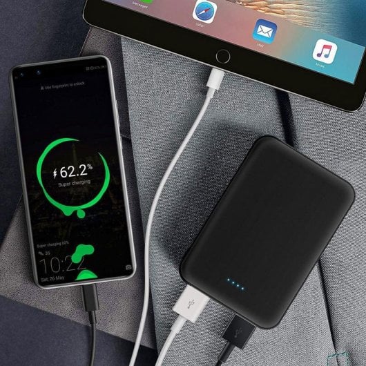 Powerbank Akashi ALTPB10COMPBL 10000 mAh Power Delivery Turbo Charge Schwarz