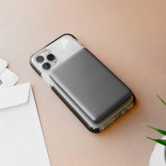 Powerbank Akashi ALTPBMAG5BLK 5000 mAh Schwarz MagSafe kabellos USB USB-C