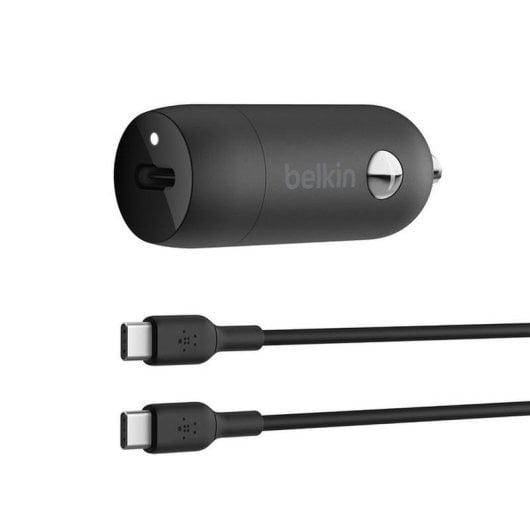 Kfz-Ladegerät Belkin CCA004bt1MBK-B6 30W USB-C 1m Schnellladung Schwarz