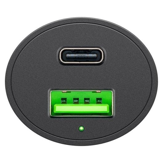 Kfz-Ladegerät Goobay 61739 USB-A USB-C PD 45W Schnellladen Schwarz