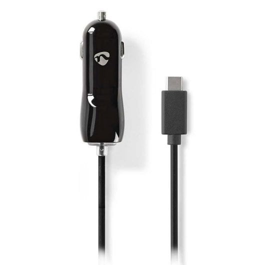 Kfz-Ladegerät NEDIS CCHAC300ABK USB-C 15W 1m Schwarz Kompakt