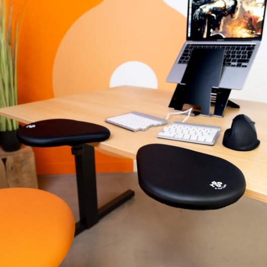 Descansa-muńos R-GO TOOLS R-Go Split ergonómico ajuste individual preto