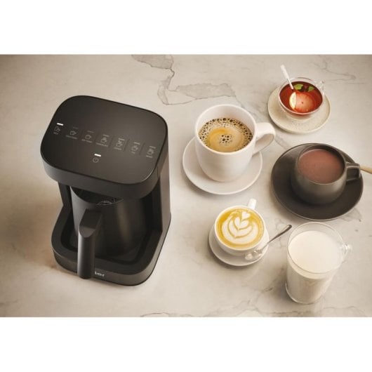 Kaffeemaschine Haier HMB5A 011 Multi-Getränkezubereiter 0,35L mit Milchaufschäumer