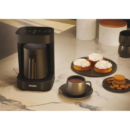 Kaffeemaschine Haier HMB5A 011 Multi-Getränkezubereiter 0,35L mit Milchaufschäumer