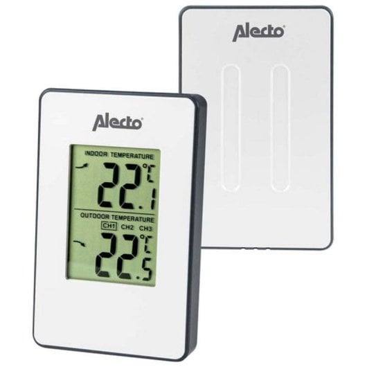 Estação Meteorológica Alecto WS-1050 Branco Interior Exterior LCD 2.4"