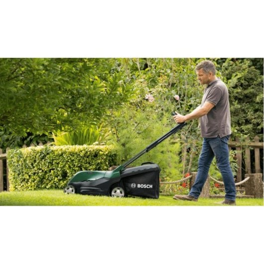 Tagliaerba Bosch AdvancedRotak batteria 36V 44cm raccolta 50L verde