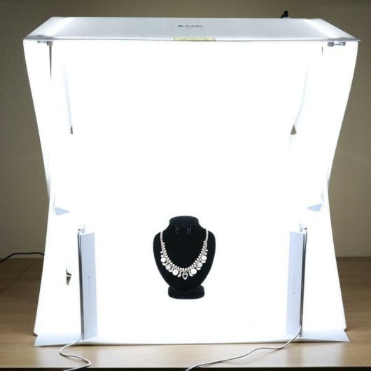 Luz contínua Orangemonkie Foldio Halo Bar LED Regulável 2 Unidades Branco