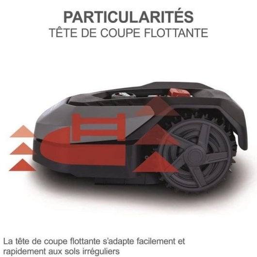 Tondeuse robot SCHEPPACH RoboCut XL600 600 m² 18 cm Bluetooth Wifi IPX5