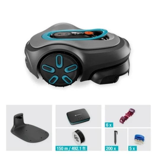Robot tondeuse GARDENA smart SILENO max 1500 m² LONA IPX5 58 dB