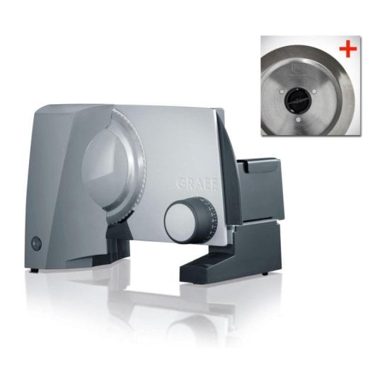 Rebanadora Graef G 52 Twin 170W 2 Klingen Metallgehäuse Grau