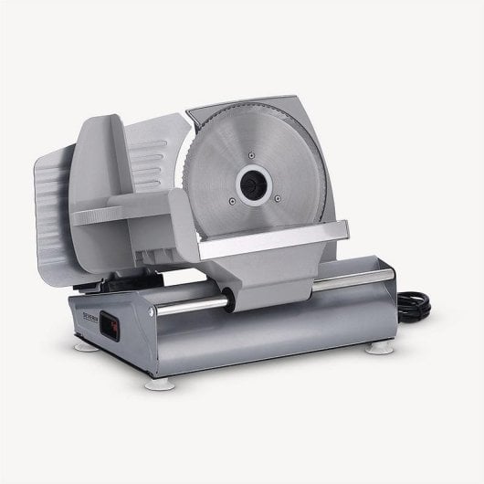 Trancheuse Severin AS 3915 inox 180 W coupe précise 15 mm sécurité enfant