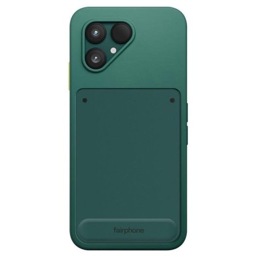 Funda pour Fairphone F6CASE-1GR-WW1 Cover Silicone Verte Résistante pour Fairphone 6