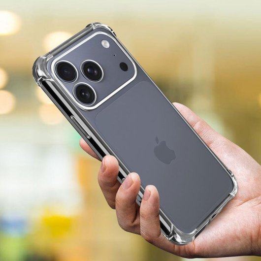 Funda pour mobile Akashi ALTCI17PRAG Coque Renforcée TPU Transparente Antichoc pour iPhone 17 Pro