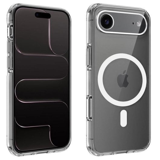 Funda para móvil Akashi ALTCI17AIRMAG Transparente Antichoc TPU pour iPhone 17 MagSafe