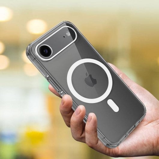 Funda para móvil Akashi ALTCI17AIRMAG Transparente Antichoc TPU pour iPhone 17 MagSafe