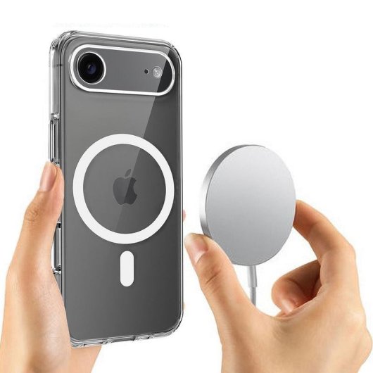 Funda para móvil Akashi ALTCI17AIRMAG Transparente Antichoc TPU pour iPhone 17 MagSafe