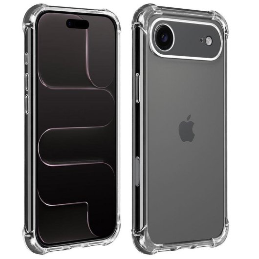 Funda pour mobile Akashi ALTCI17AIRAG Coque Antichoc TPU Transparente angles renforcés pour iPhone 17 Air