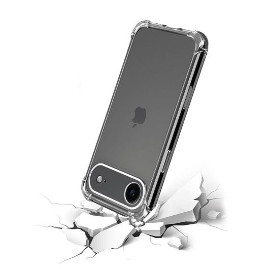 Funda pour mobile Akashi ALTCI17AIRAG Coque Antichoc TPU Transparente angles renforcés pour iPhone 17 Air