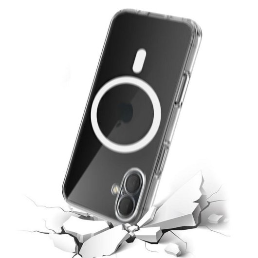 Funda para móvil Akashi ALTCI17MAG Carcasa antichoc TPU Transparente MagSafe pour iPhone 17